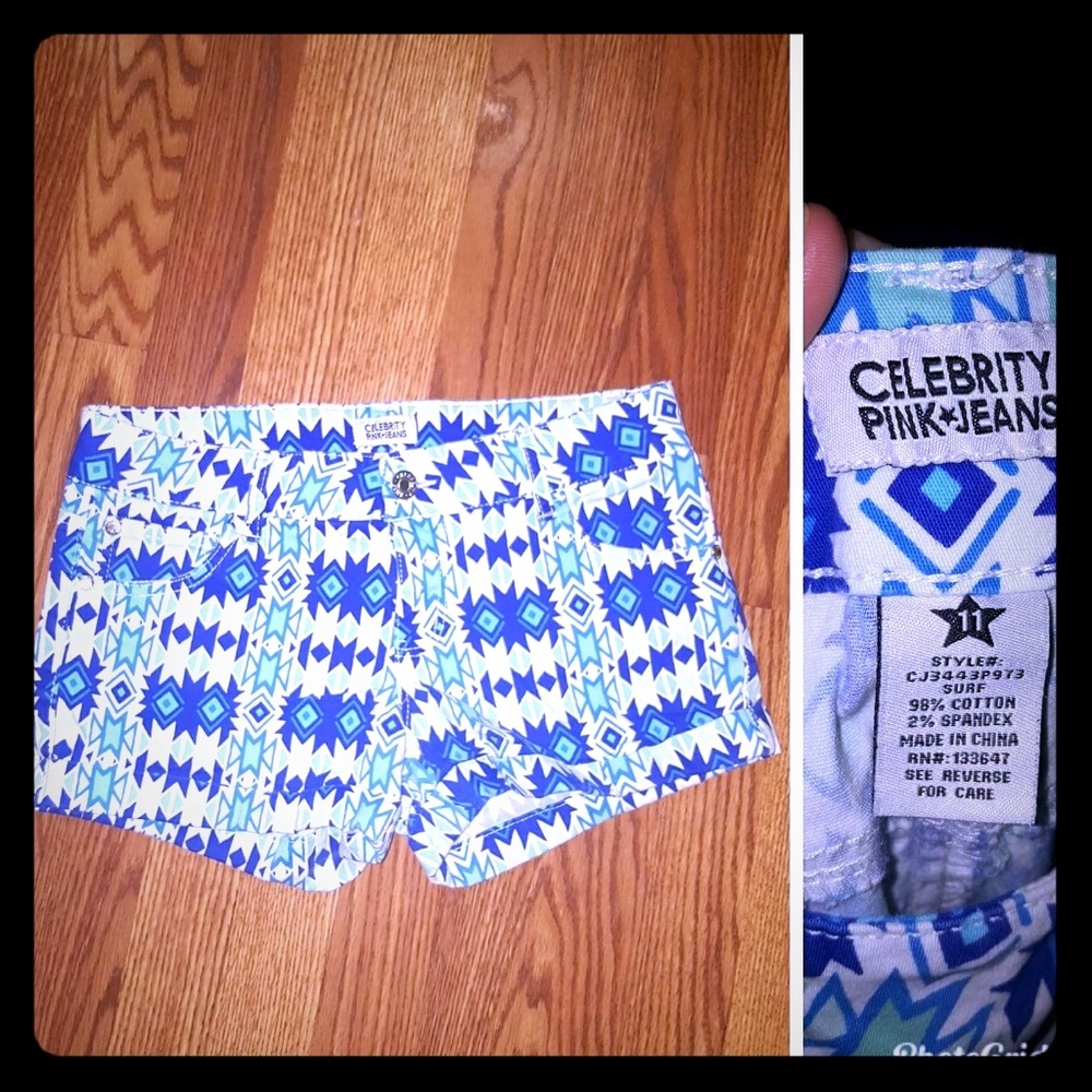 Celebrity "Pink" shorts